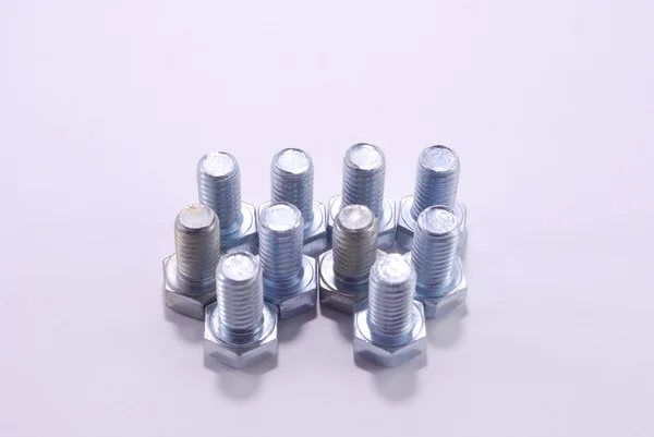 New steel bolts — Stock Photo, Image