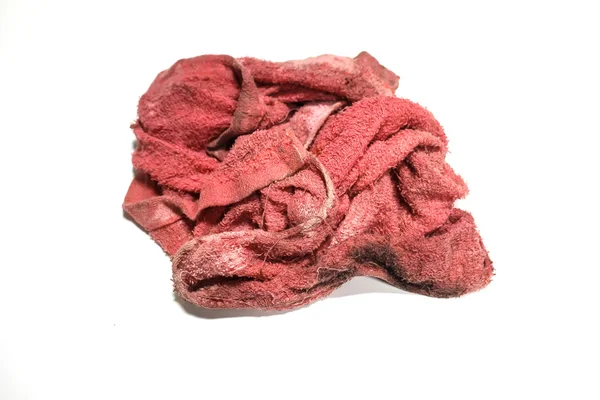 Pile of red rags — Stock Photo, Image