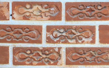 Küçük dikdörtgen taş duvar doku