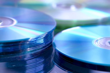 Mavi cd yığını