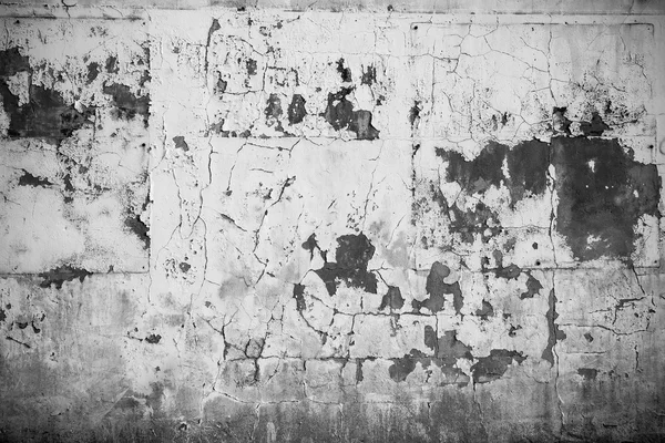 Παλιά τσιμεντένιο τοίχο με ξεφλούδισμα βαφή — Φωτογραφία Αρχείου