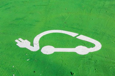 elektrikli araç yere park için kayıt