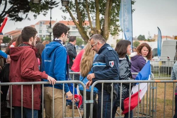 Francia, ellenőrzése a nyilvánosság önkormányzati rendőrség — Stock Fotó