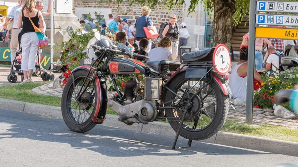 Colección de motocicletas 1928 presentado en un evento retro — Foto de Stock