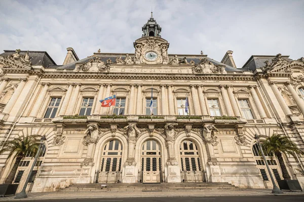 Тур Франція Лютого 2020 Архітектурна Деталізація Вулична Атмосфера Перед Ратушею — стокове фото