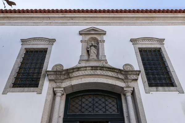 Detalhe Arquitetônico Igreja Misericórdia Santa Casa Misericórdia Fao Centro Histórico — Fotografia de Stock