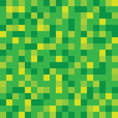 Soyut vektör blok doku yeşil. Piksel arka plan