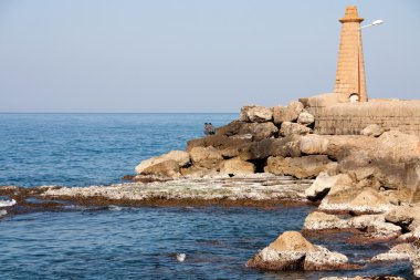 bir sahil deniz feneri