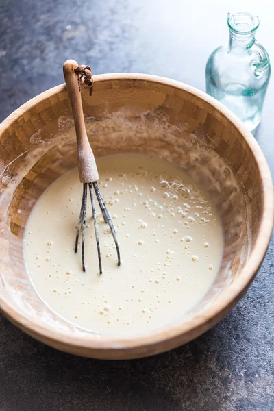 Dough for pancakes — Stock Photo, Image