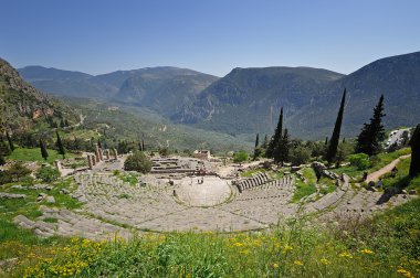Delphi tiyatro yukarıdan