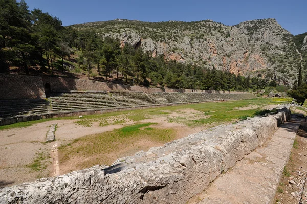 Pythian Stadyumu Delphi — Stok fotoğraf