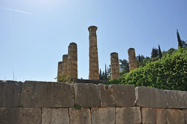 Templo de colunas Apollo — Fotografia de Stock