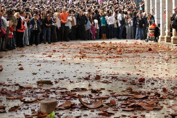 Sürahi ve pot Corfu içinde atma — Stok fotoğraf