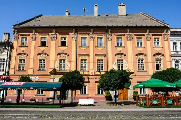 Baroque Classicist facade of the Slovak Technical Museum in Kosice — Stock Photo, Image