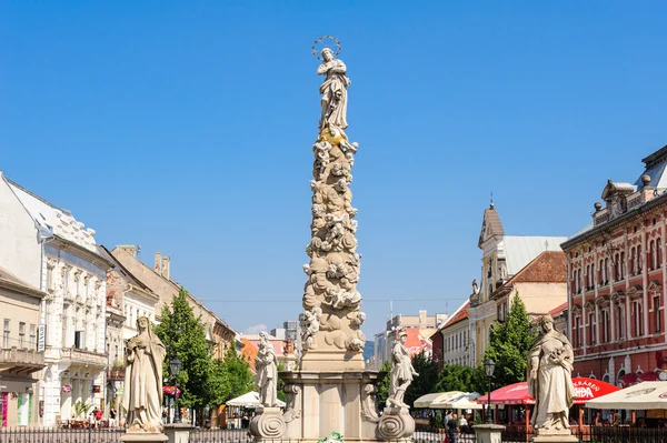 Dżuma kolumna pomnik i posągi — Zdjęcie stockowe