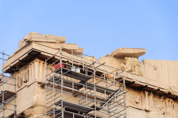 Parthenon-Schutzgerüst — Stockfoto