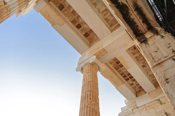 Akropol propyleje kasy — Zdjęcie stockowe