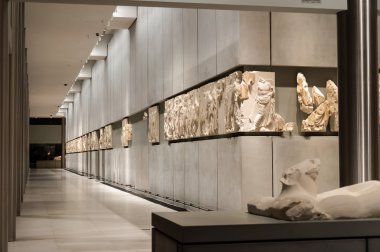 Acropolis museum level 3 metopes clipart