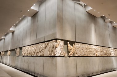 Acropolis museum level 3 metopes clipart