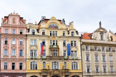 Prag eski şehir Meydanı binalar