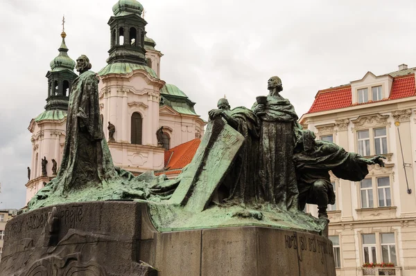 Jan Hus monument — Stockfoto