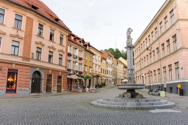 Ljubljana Hercules fountain — Stock Photo, Image