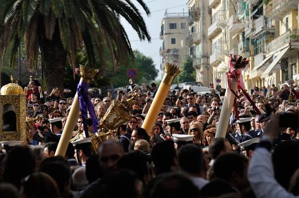 Korfu Epitaph procession — Stockfoto