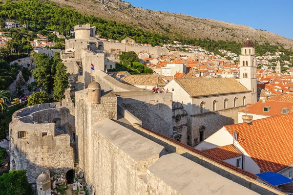 Murs de défense ouest de Dubrovnik — Photo