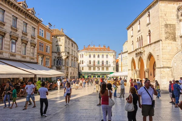 Split, Croatia National Market square — Stock Photo, Image