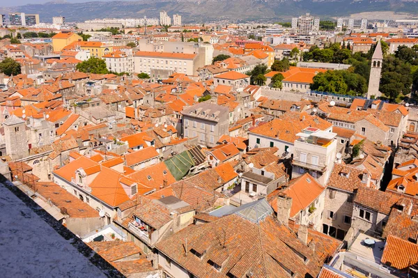 Split, Croatie nord-ouest vue aérienne — Photo