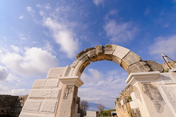 Philippi tiyatro Parodos giriş — Stok fotoğraf