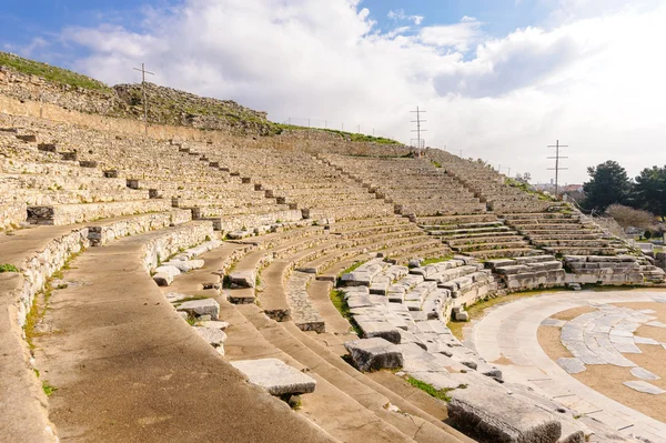 Philippi antik tiyatro — Stok fotoğraf