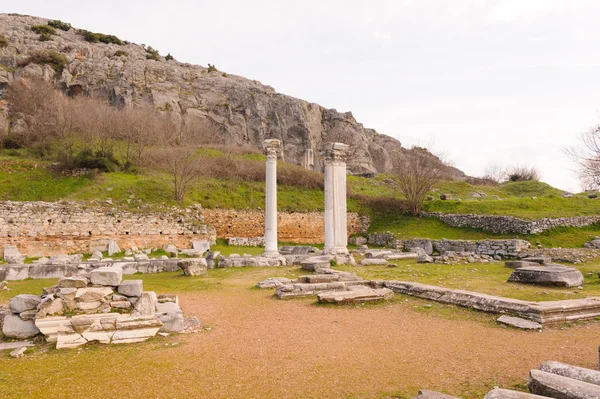 Philippi basilika eine ruine — Stockfoto
