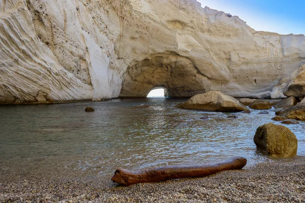 Sykia Cave at Melos Island, Greece — Stock Photo, Image