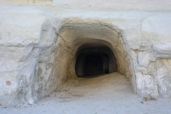 Sarakiniko tunnlar, Melos, Grekland — Stockfoto