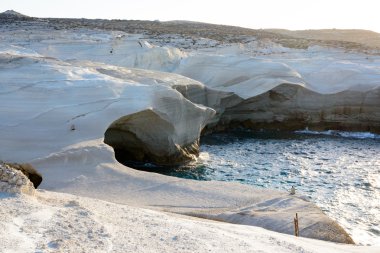 Sarakiniko Melos Greece clipart