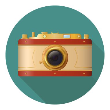 Gölge ile kamera simgesi