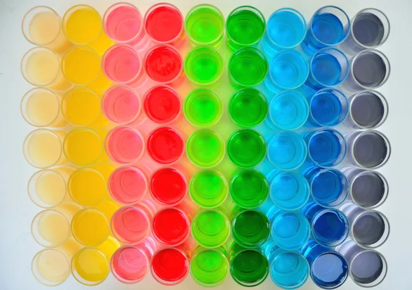 Wiele kolorów napoju — Zdjęcie stockowe
