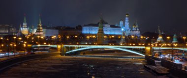 Moskova Kremlin ataerkil Köprüsü'nden görüntülemek