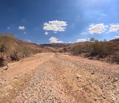 Wadi Rum Çölü Ürdün. Kızıl çöl ve Jabal Al Qattar dağı. Yıldız Savaşları, Arabistanlı Lawrence filmlerinin çekildiği ünlü filmler..