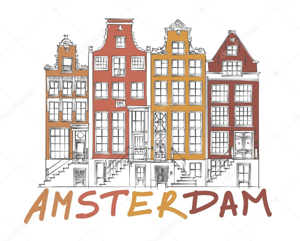 Amsterdam City Drawing