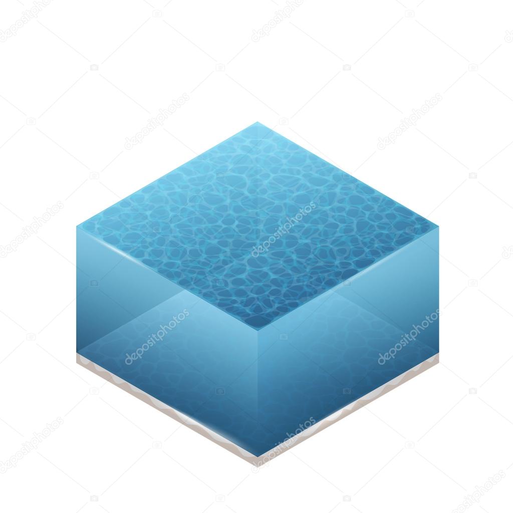 Isometric Illustration Of Water