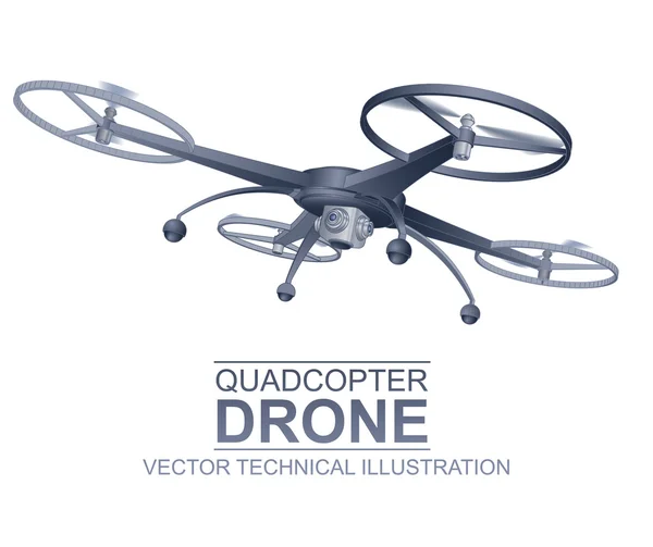 Copter Vector Ilustração — Vetor de Stock