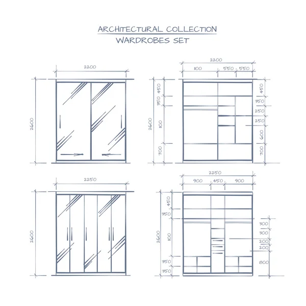 Ilustración técnica de vestuario — Vector de stock