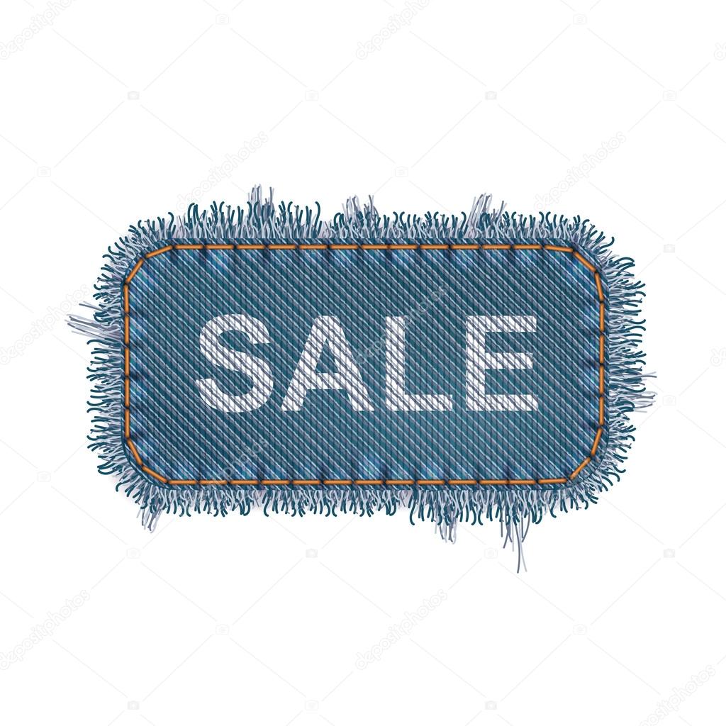 Editable Vector Sale Banner Concept Isolated On White
