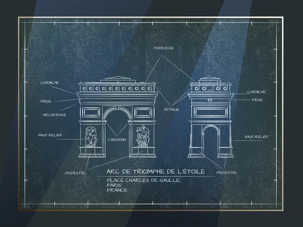 Arc de Triomphe — Image vectorielle