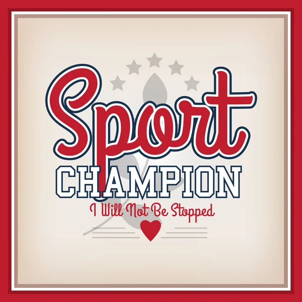 Sport Badge sjabloon — Stockvector