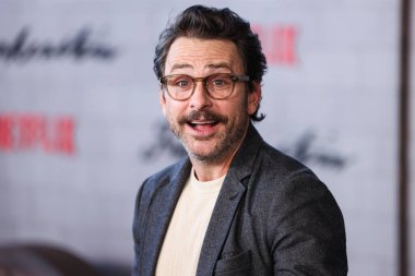 Amerikalı aktör, yazar ve yapımcı Charlie Day, Netflix 'in' Frankenstein 'ının Los Angeles galasına 6 Ekim 2025' te Miracle Mile, Los Angeles, Kaliforniya, ABD 'deki Academy Museum of Motion Pictures' a geldi..