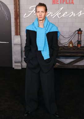 Avusturyalı aktör Felix Kammerer, Netflix 'in' Frankenstein 'ın Los Angeles galasına 6 Ekim 2025' te ABD 'nin Los Angeles, Kaliforniya' daki Miracle Mile, Los Angeles, ABD 'deki Academy Museum of Motion Pictures' a geldi..