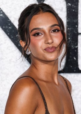 American actress and model Arianna Rivas arrives at the World Premiere Of Universal Pictures And Blumhouse Productions' 'Black Phone 2' held at the TCL Chinese Theatre IMAX on October 8, 2025 in Hollywood, Los Angeles, California, United States. 